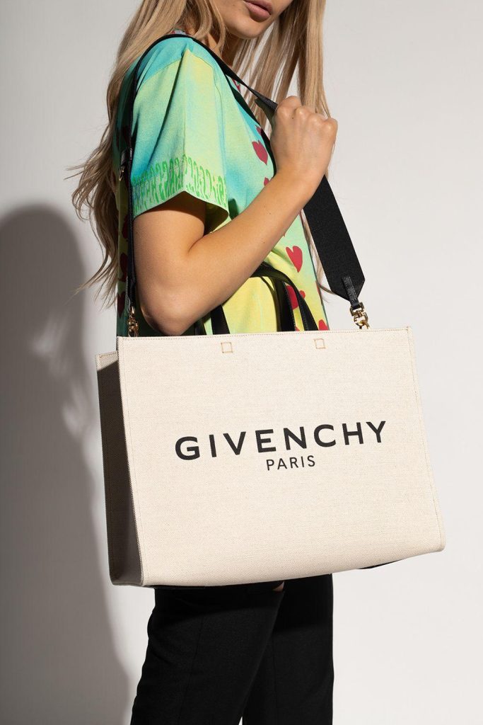 "Unveiling the Charm of Givenchy Medium G Tote Shopping Bag in Canvas: A Symphony of Elegance and Functionality"