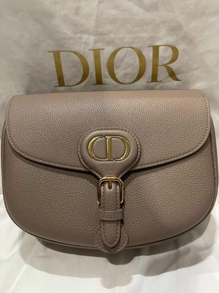 The Pinnacle of Luxury: Medium Dior Bobby Bag in Warm Taupe Grained Calfskin