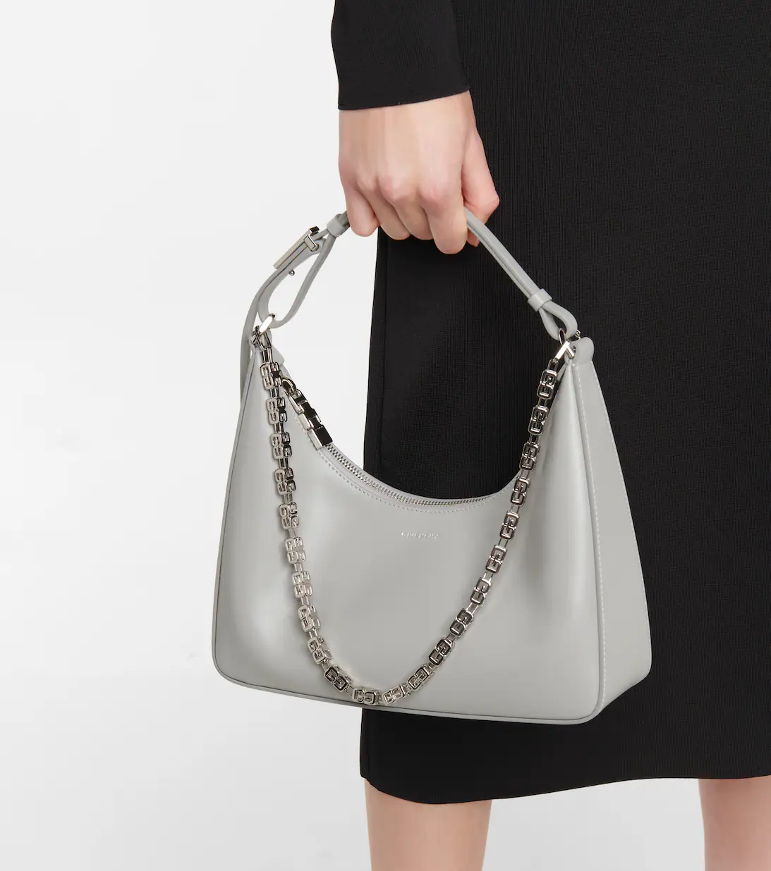 "Givenchy Small Moon Cut Out Bag in Leather: A Statement of Elegance and Innovative Design"