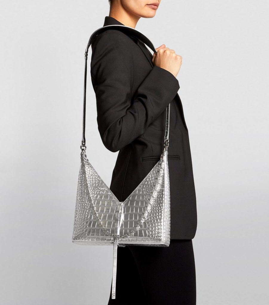 Givenchy Small Cut-Out Bag in Crocodile Effect Leather: A Testament to Timeless Elegance and Modern Allure