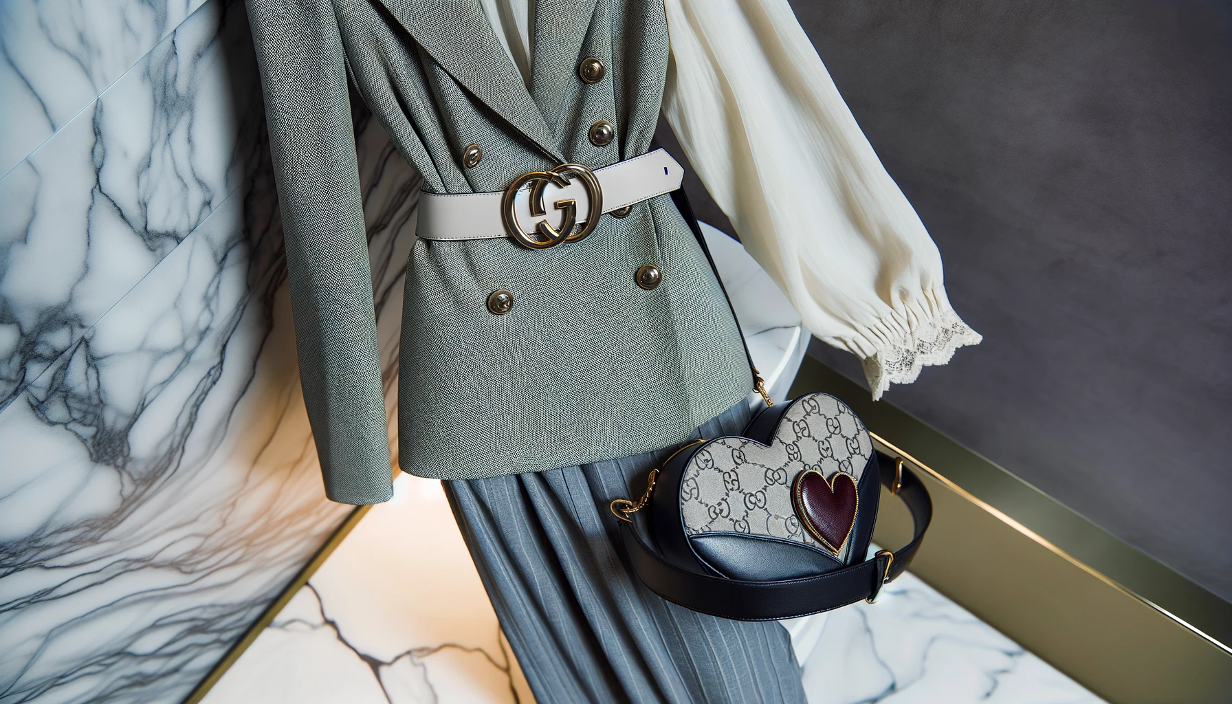 Unveiling the Charm: A Closer Look at the Gucci Heart Belt Bag